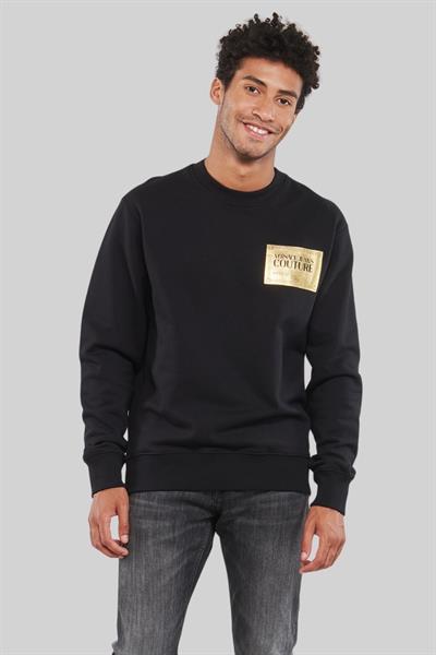 Versace Jeans Couture Erkek Uzun Kollu Sweatshirt Siyah