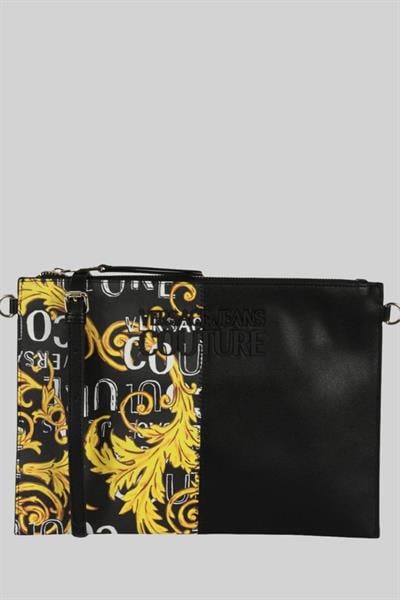Versace Jeans Couture Kadın Çıkarılabilir Askılı Omuz Çanta Siyah