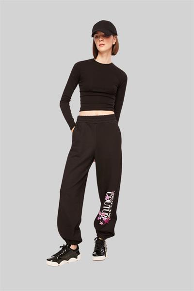 Versace Jeans Couture Kadın Eşofman Alt Siyah