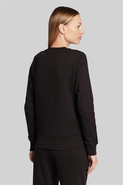 Versace Jeans Couture Kadın Regular Fit Logolu Sweatshirt Siyah