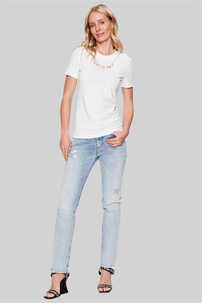 Versace Jeans Couture Kadın Regular Fit Jean Pantolon Mavi