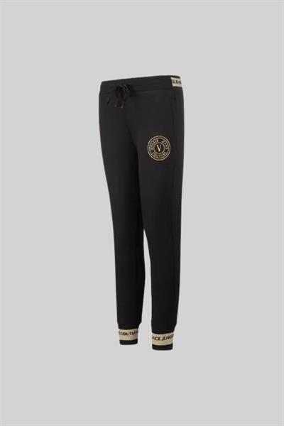 Versace Jeans Couture Kadın Slim Fit Jogger Spor Bayan Pantolon Siyah