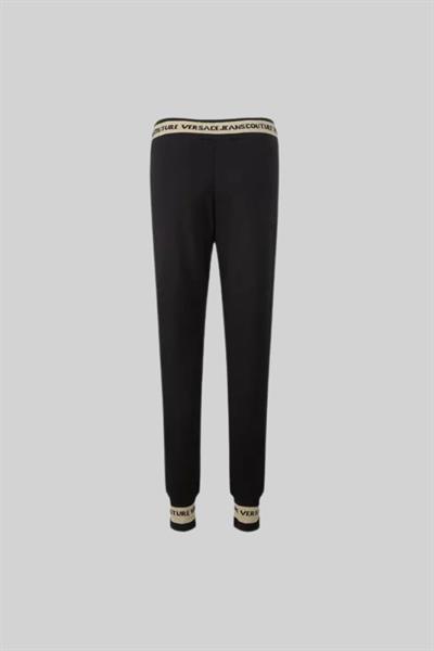 Versace Jeans Couture Kadın Slim Fit Jogger Spor Bayan Pantolon Siyah