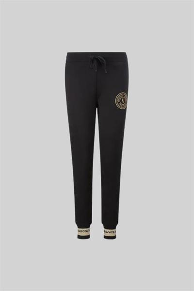 Versace Jeans Couture Kadın Slim Fit Jogger Spor Bayan Pantolon Siyah