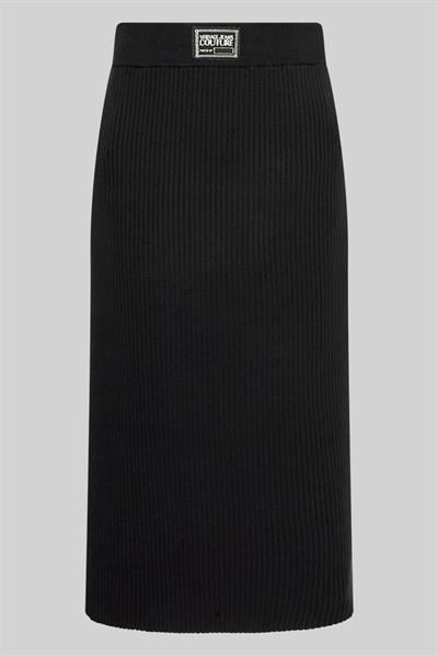Versace Jeans Couture Kadın Slim Fit Kalem Etek Siyah