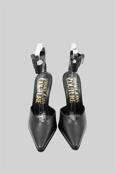Versace Jeans Couture Kadın Stiletto Topuklu Ayakkabı Siyah 899