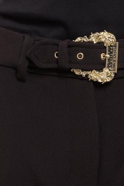 Versace Jeans Couture Kadın Tokalı Pantolon Siyah 899