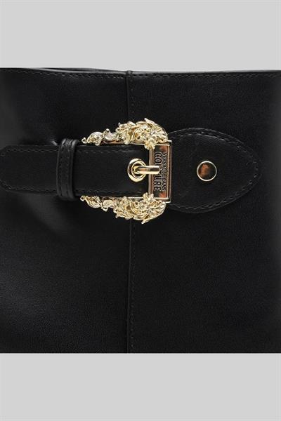 Versace Jeans Couture Kadın Yüksek Topuklu Bilekte Bot Siyah