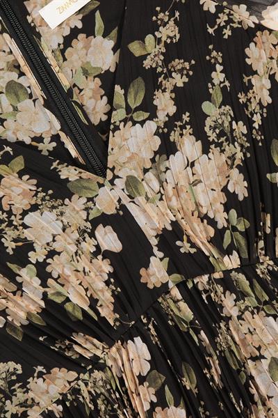 Zimmermann Kadın Sunray Pileli Mini Elbise Siyah