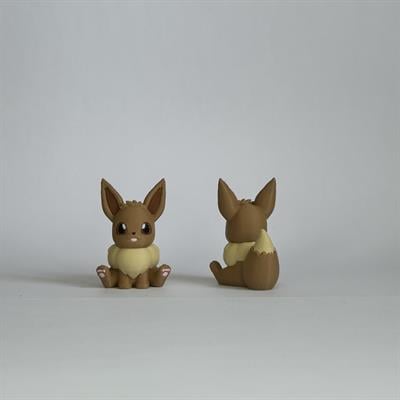 Eevee 3D Pokemon Figür