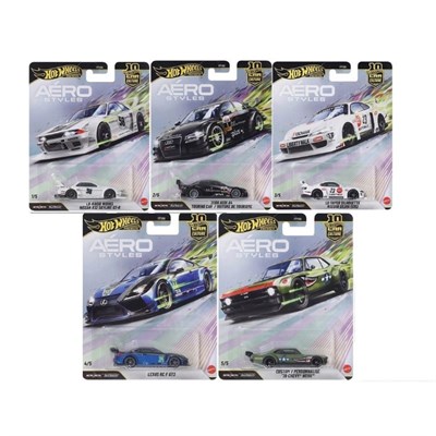 Hot Wheels Premium Aéro Styles Set 