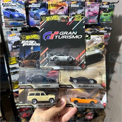 Hot Wheels Premium Karışık Set - 3 (25.yıl F&F ve Pop culture)