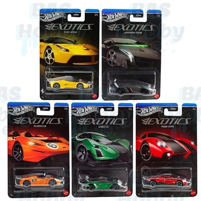 Hot Wheels Uzun Kart Silver Series Exotics Set GDG44 - 977U