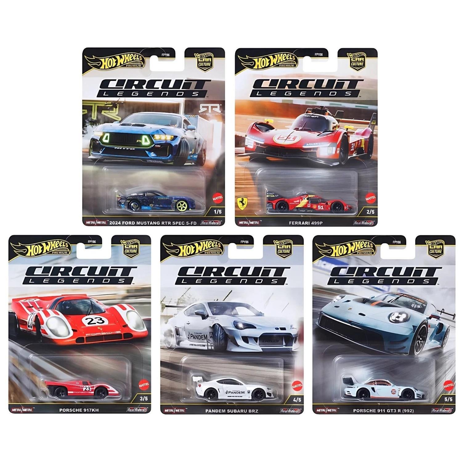 ナロー様 ホットウィール Circuit Legends 5台×2セット Hot Wheels Premium Car Culture Set - Circuit Legends 2