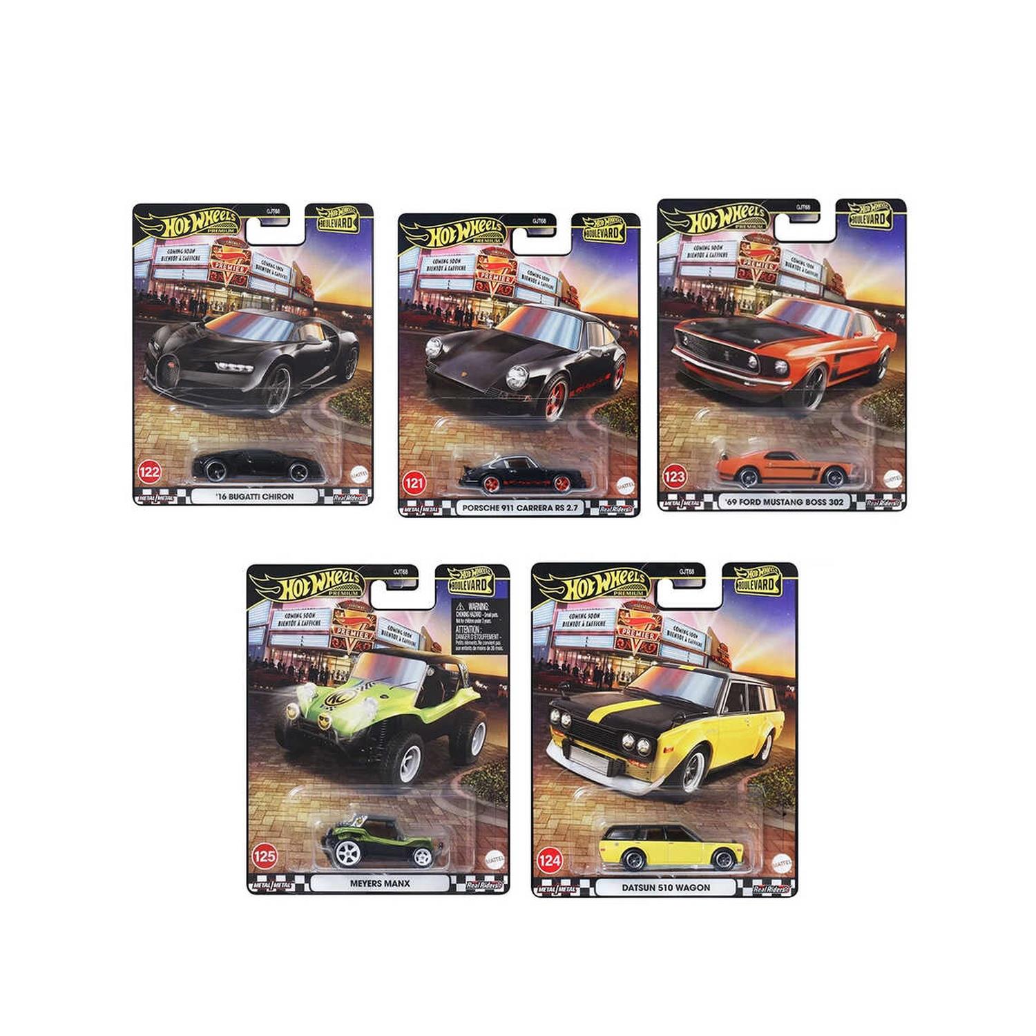 Hot Wheels Premium Boulevard Set - 2025 Mix-2 (121-125)