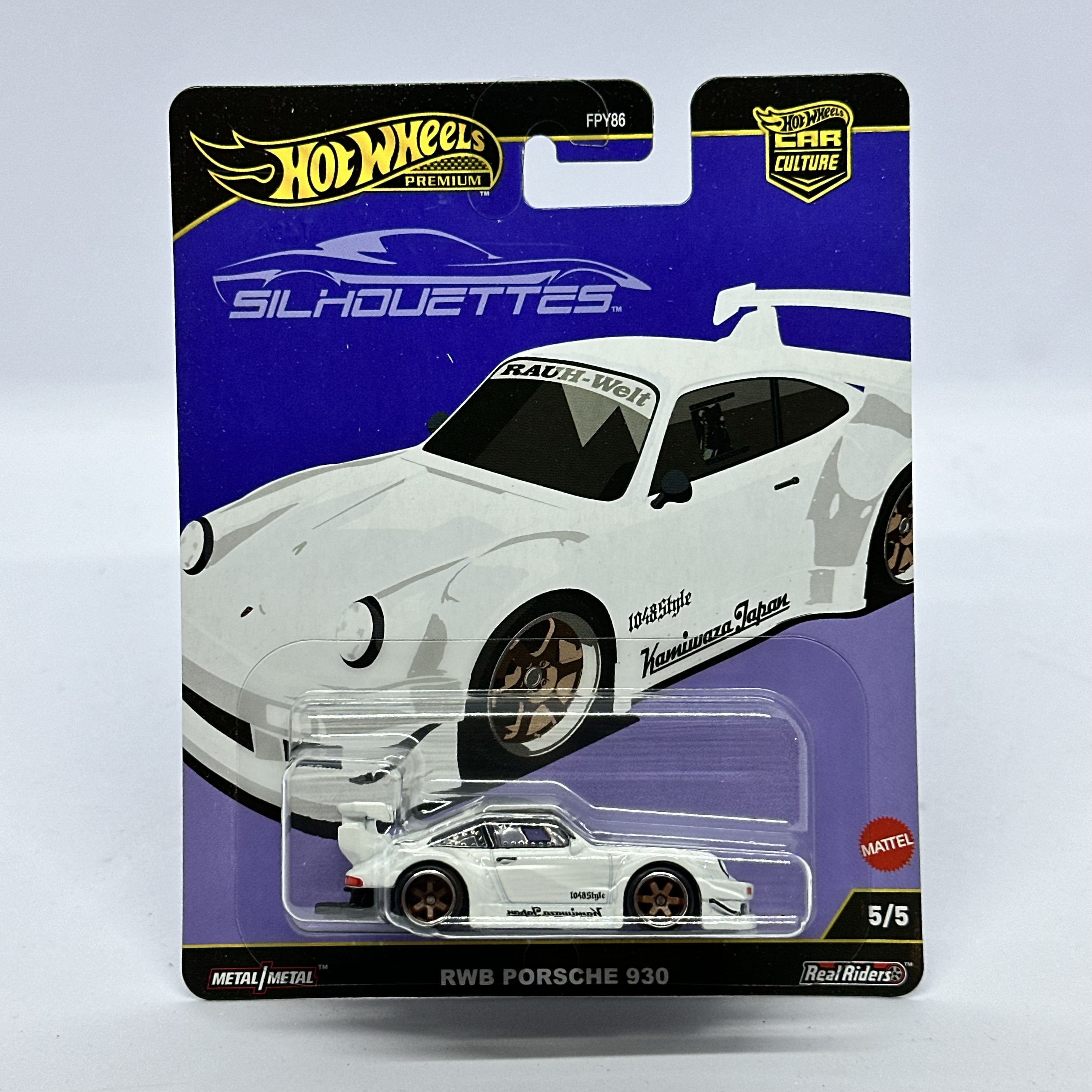 ホットウィール　シルエット　RWB　ポルシェ９３０ Hot Wheels Premium Silhouettes - RWB Porsche 930