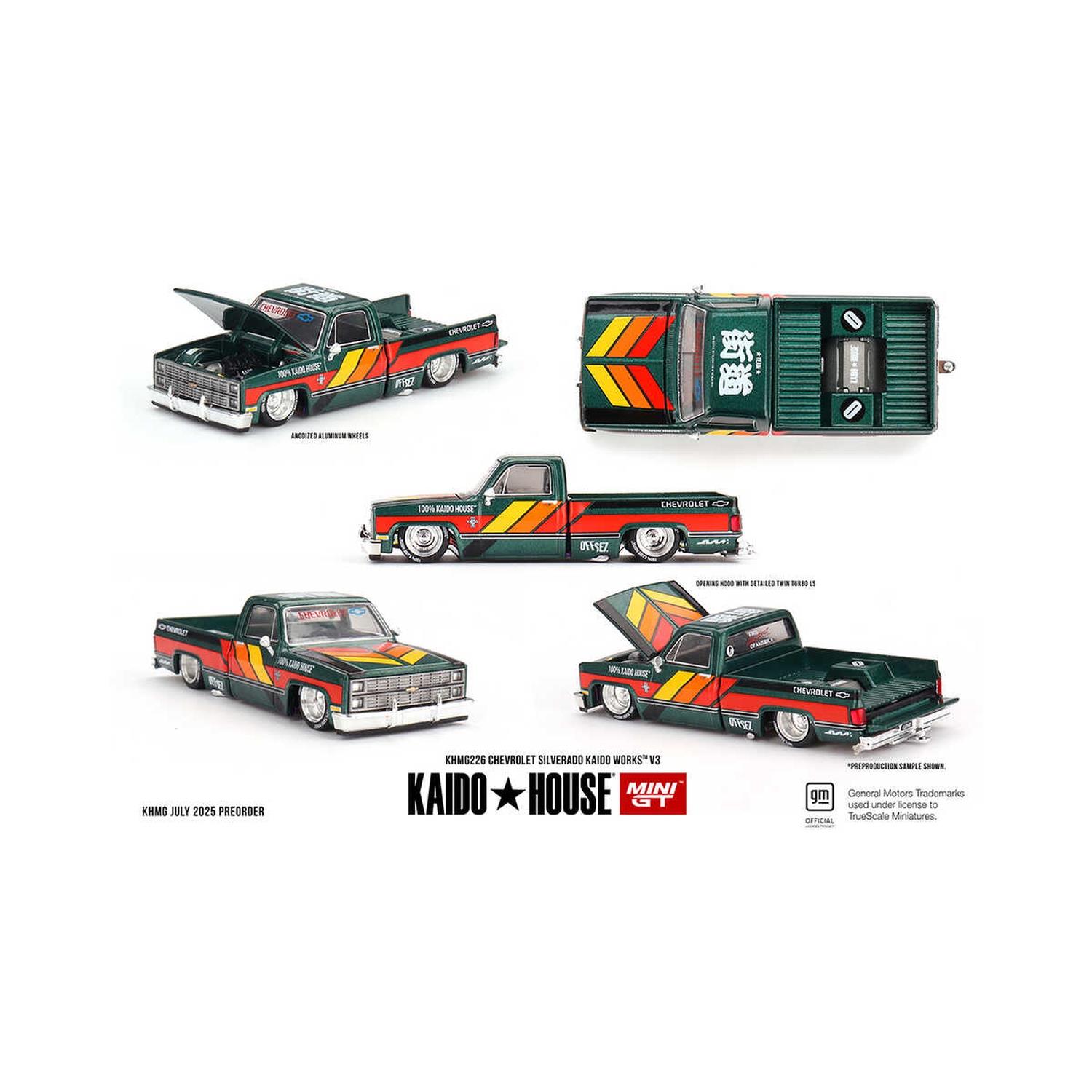 Mini GT 1/64 KaidoHouse Chevrolet Silverado V3 KHMG226