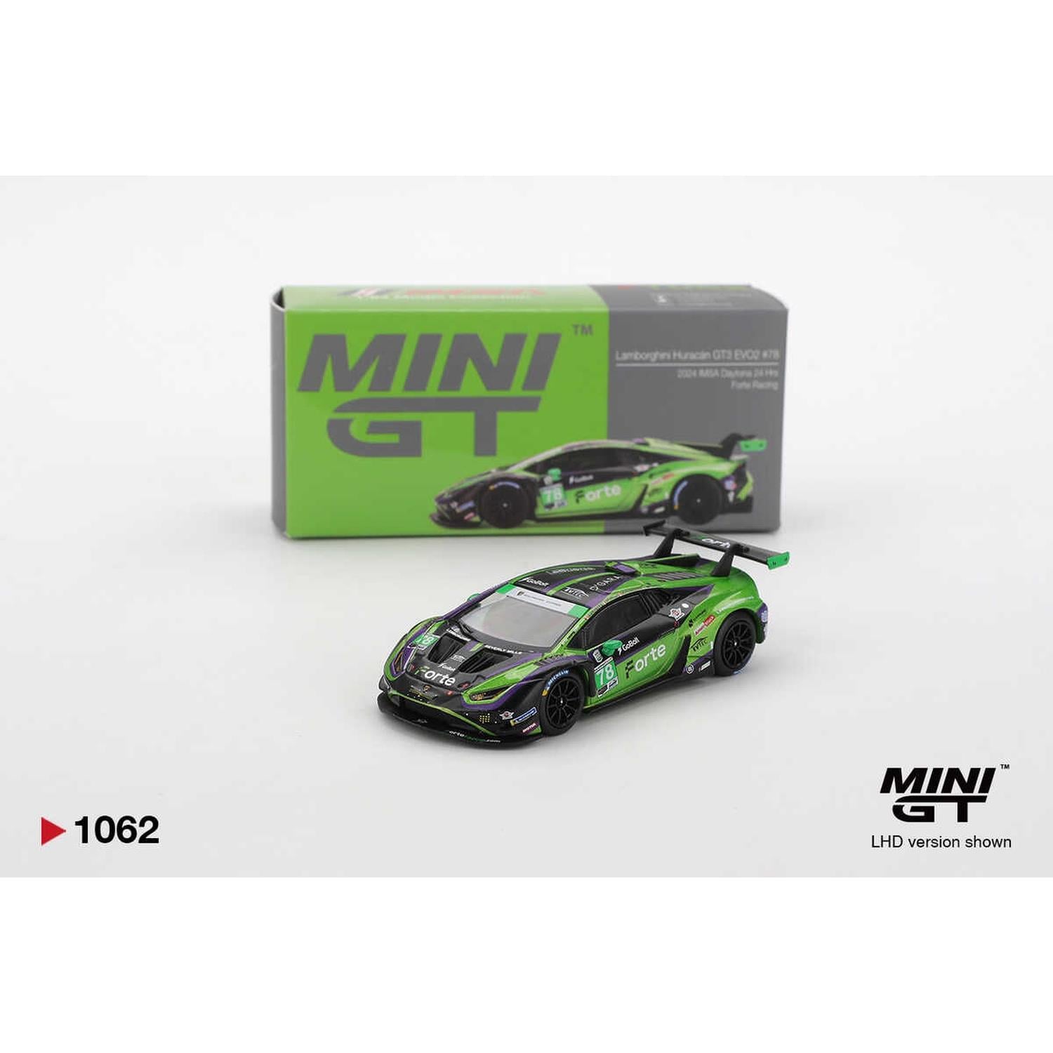 Mini GT 1/64 Lamborghini Huracán GT3 EVO2 #78 Forte Racing 2024