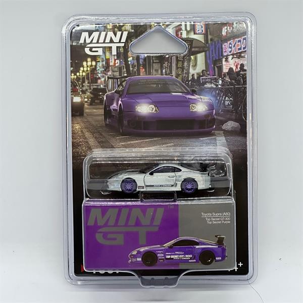 CHASE - Mini GT 1/64 Toyota Supra (A80) Top Secret GT-300 Purple