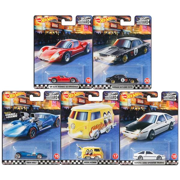 Hot Wheels Premium Boulevard Set (16-20)