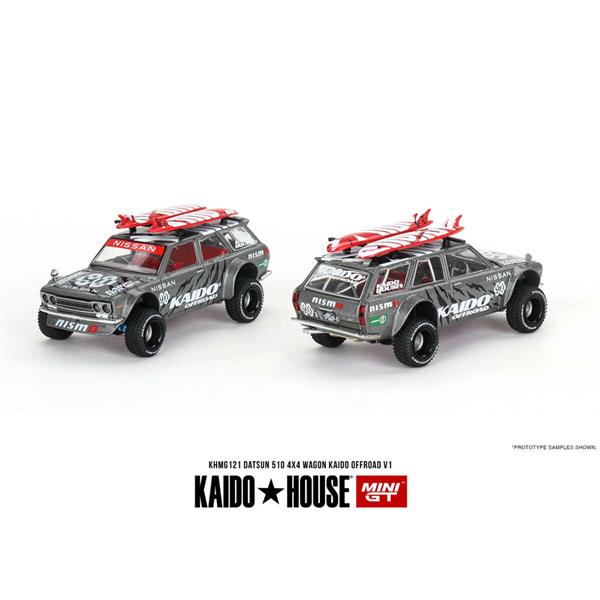 Mini GT 1/64 KaidoHouse Datsun KAIDO 510 Wagon 4x4 Kaido Offroad