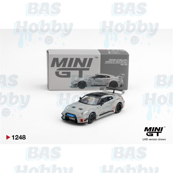 Mini GT 1/64 NISSAN LB-Silhouette WORKS GT 35GT-RR Ver.1 Matt Grey