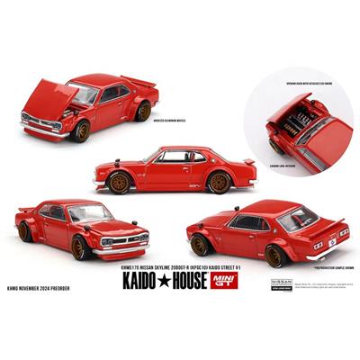 Mini GT 1/64 KaidoHouse Nissan Skyline 2000GT-R (KPGC10) Kaido