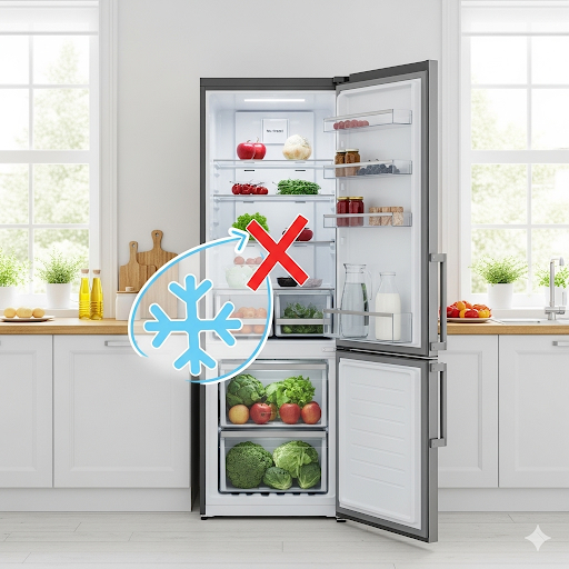 Modern Mutfakta No-Frost Buzdolabı