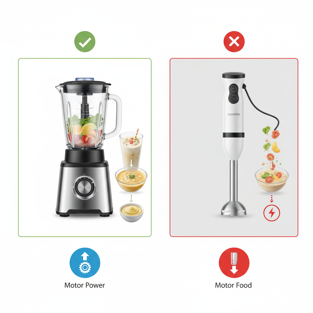 blender seçimi, smoothie blender, el blenderı, motor gücü (Watt), bıçak teknolojisi, masa blenderı, bebek maması, küçük ev aletleri, Dora Ev Aletleri