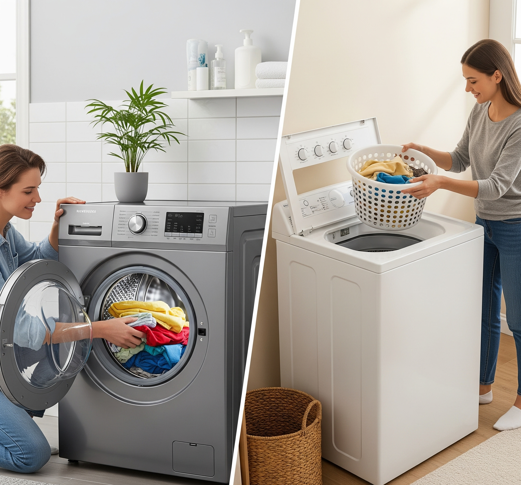 çamaşır makinesi, önden yüklemeli, üstten yüklemeli, çamaşır makinesi karşılaştırma, çamaşır makinesi seçimi, Bosch, çamaşır yıkama, beyaz eşya, ev aletleri
