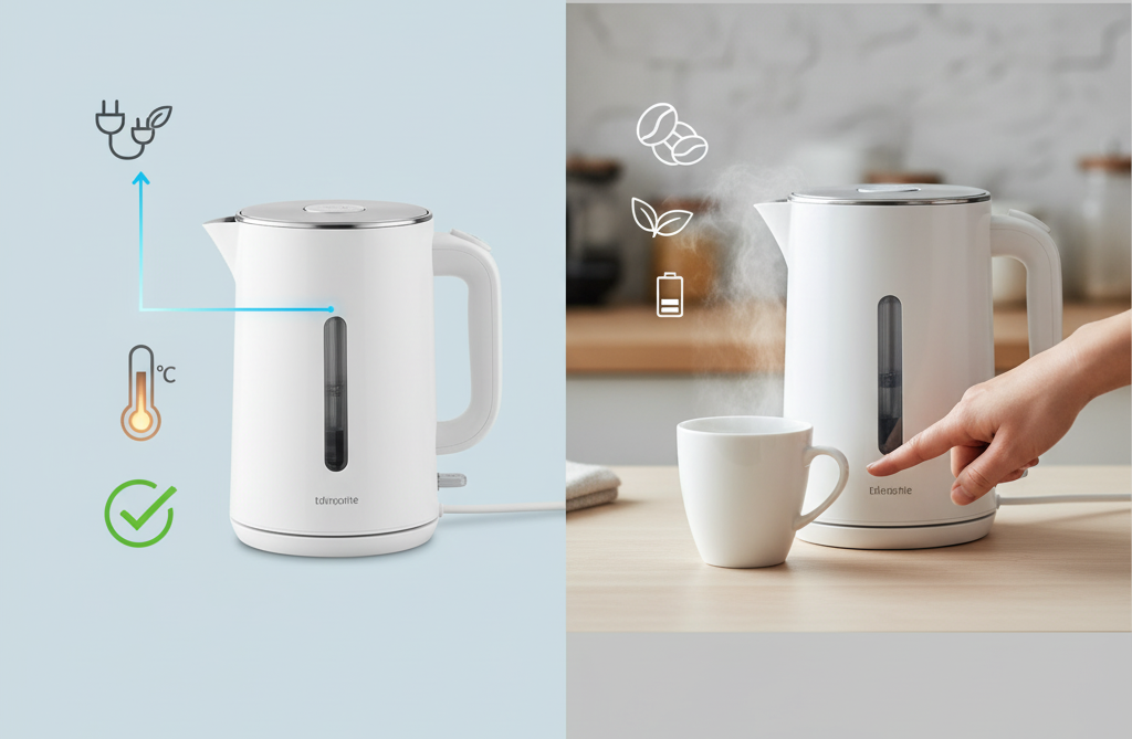 termoslu su ısıtıcı, termo kettle, kettle enerji tasarrufu, su ısıtıcı karşılaştırması, sıcak tutma özelliği, küçük ev aletleri, Bahçelievler mutfak, Dora Ev Aletleri