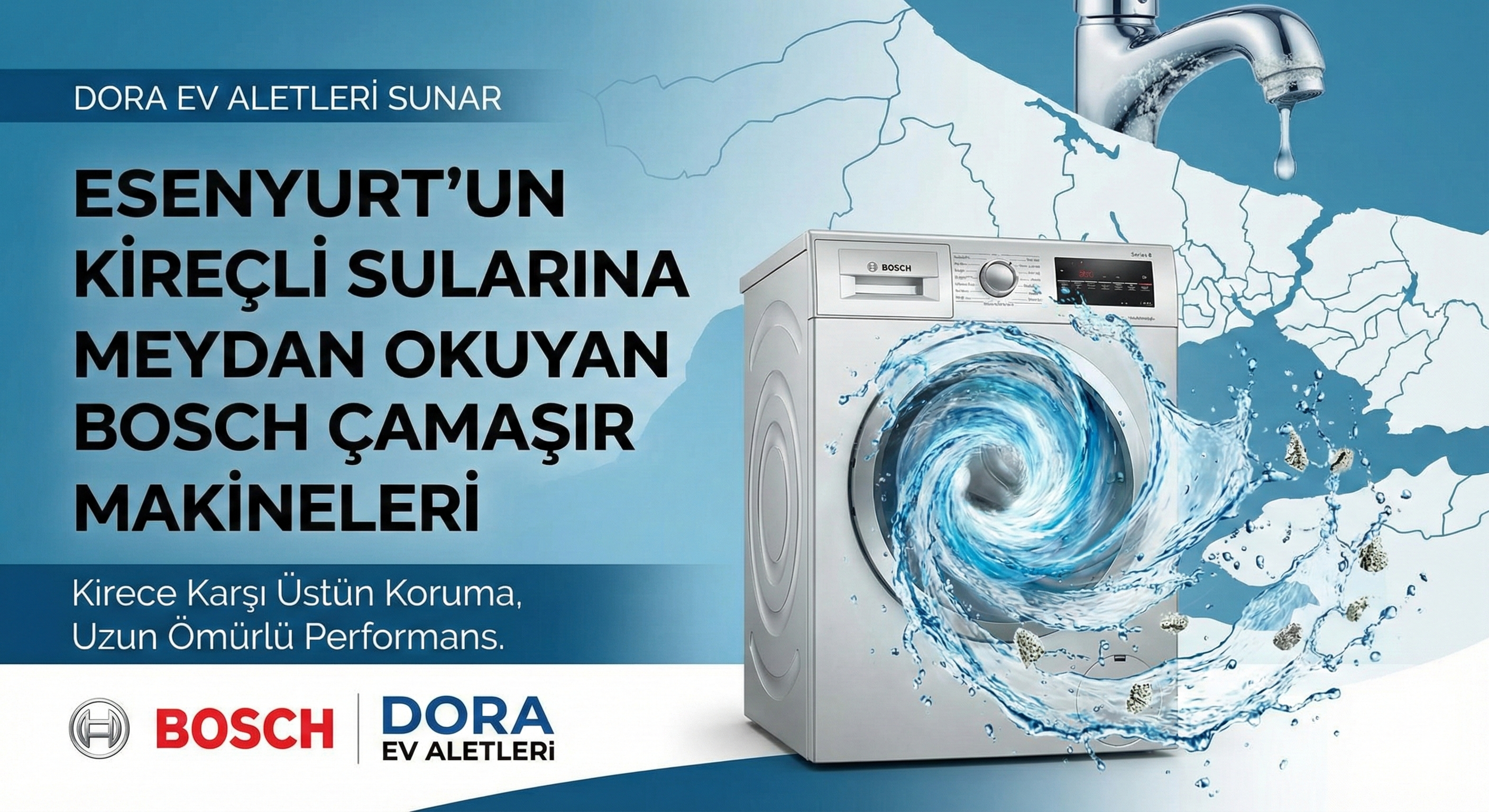 Kireçli suya uygun Bosch çamaşır makinesi