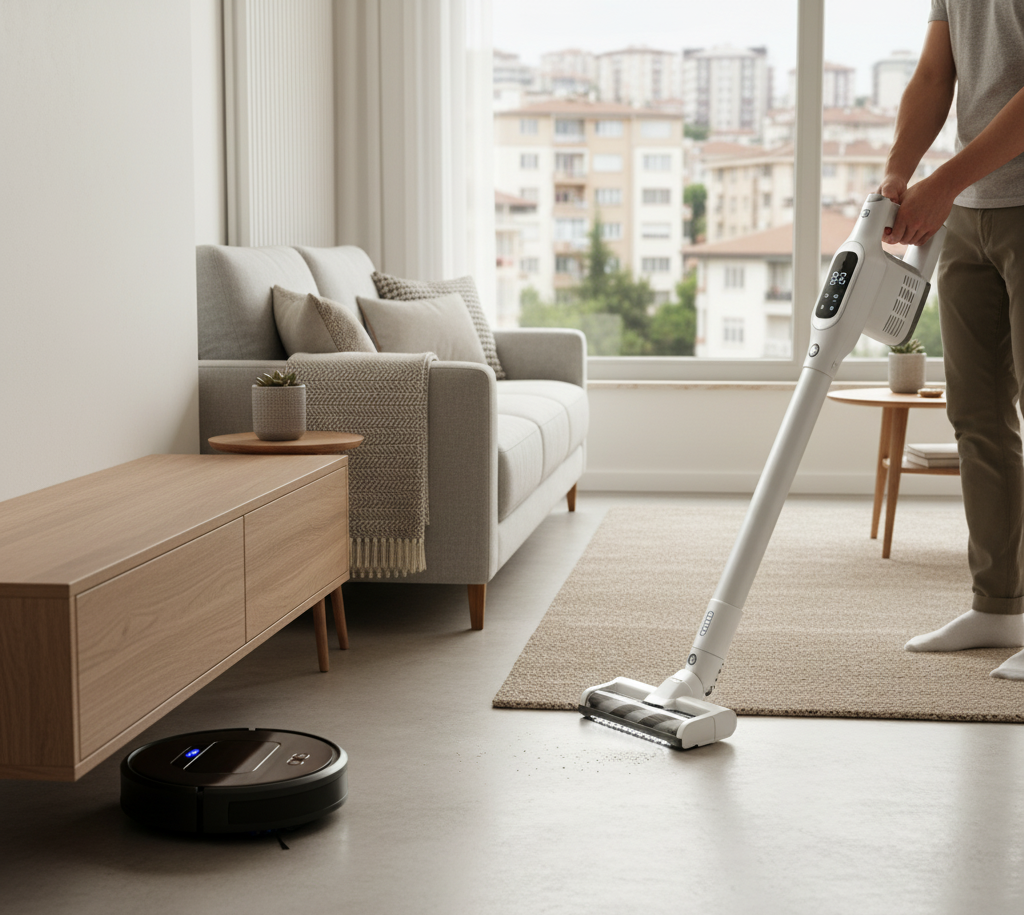 robot süpürge, dikey süpürge, süpürge karşılaştırma, süpürge seçimi, Bosch süpürge, ev temizliği, Dora Ev Aletleri, elektrikli süpürge