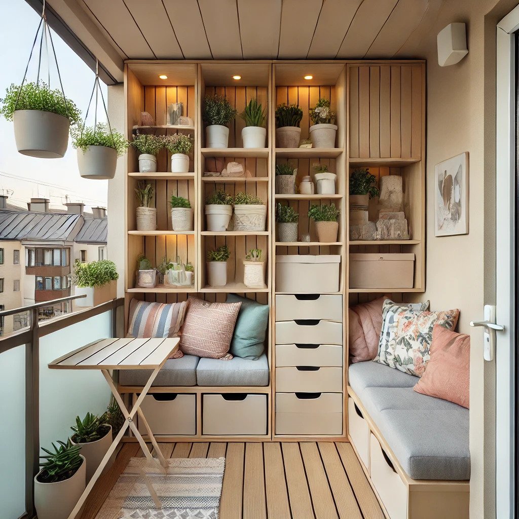 Küçük Balkon Dekorasyonu İçin Minimal ve Şık Çözümler