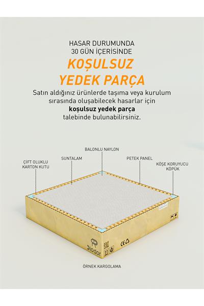 Komodin Parlak Beyaz 3 Çekmeceli Modern Komodin Yatak Odası