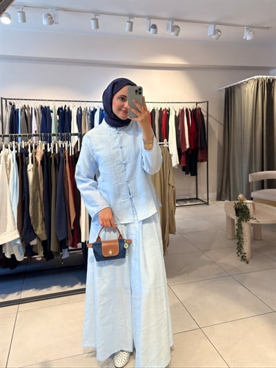 Kimono Takım Mavi