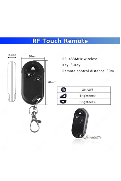 12A Mini RF LED Dimmer 