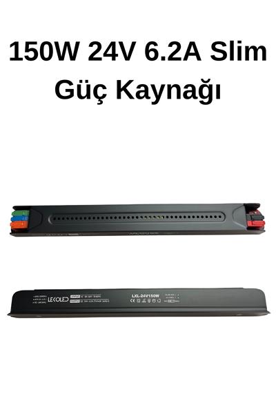 150W 24V 6.2A Metal Slim Güç kaynağı  