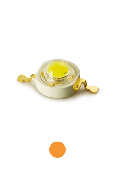 1W POWER LED AMBER 350mA