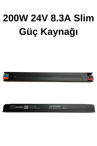 200W 24V 8.3A Metal Slim Güç kaynağı