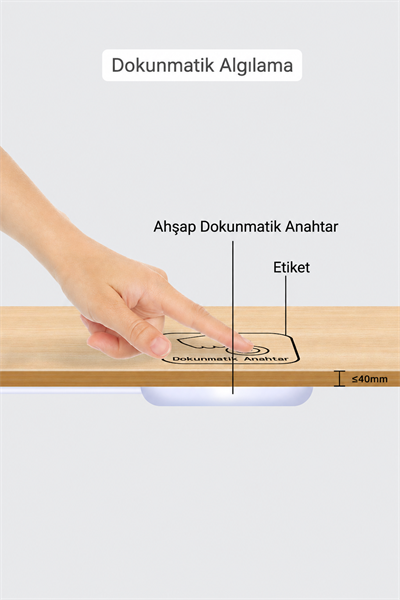 220V AHŞAP ARKASI SENSÖR 