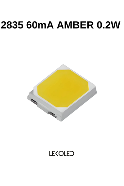 2835 0,2W AMBER 60mA 3V SMD LED 