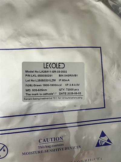 2835 0,2W YEŞİL 60mA 3V SMD LED 