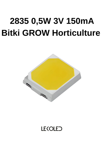 2835 0,5W 3V 150mA Bitki GROW Horticulture LED