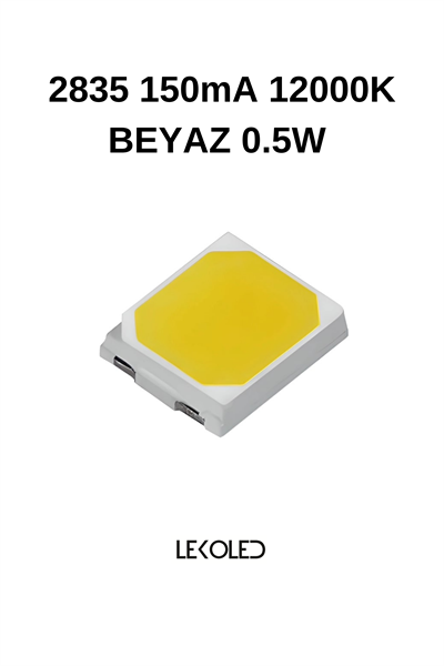 2835 150mA 12000K BEYAZ 0.5W SMD LED