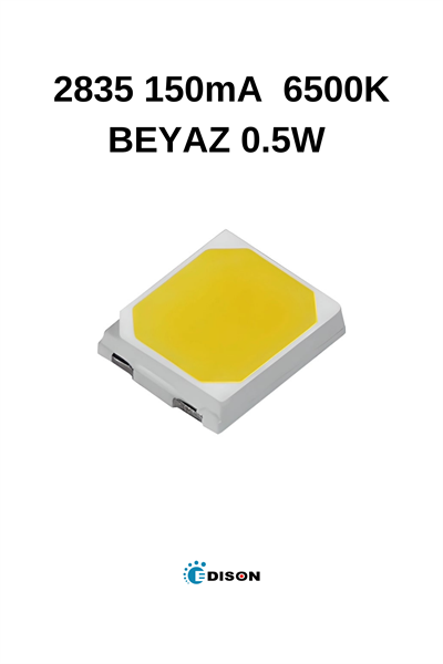 2835 150mA  6500K BEYAZ 0.5W  SMD LED Edison