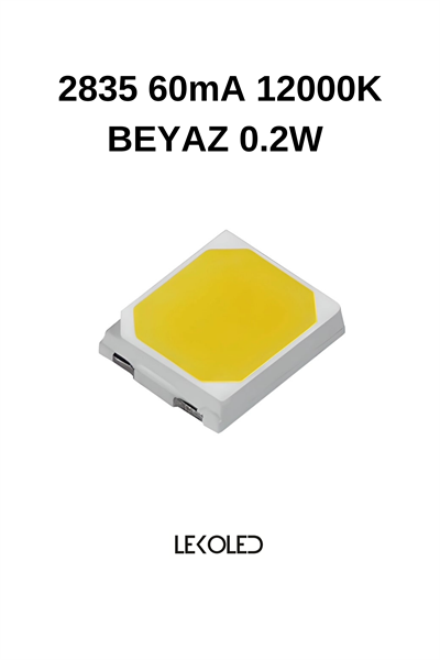 2835 60mA 12000K BEYAZ 0.2W SMD LED