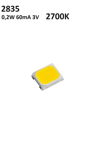 2835 60mA 2700K GÜNIŞIĞI 0.2W SMD LED