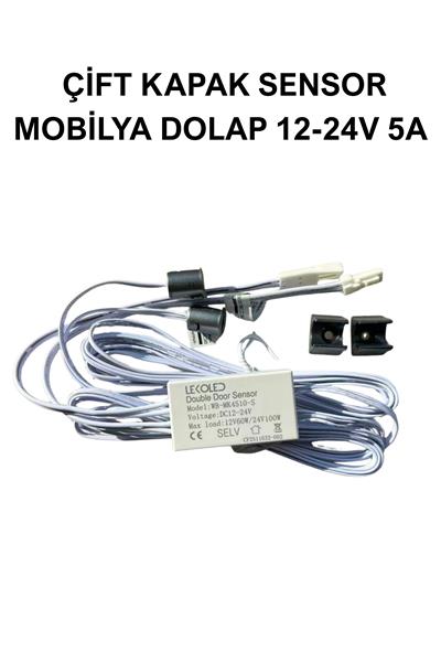 ÇİFT KAPAK SENSOR MOBİLYA DOLAP 12-24V 5A