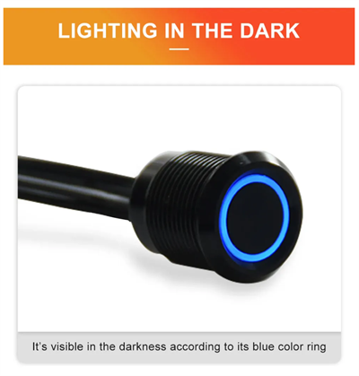 Dokunmatik Gömme ışıklı Dimmer ON-0FF 12/24V 6A